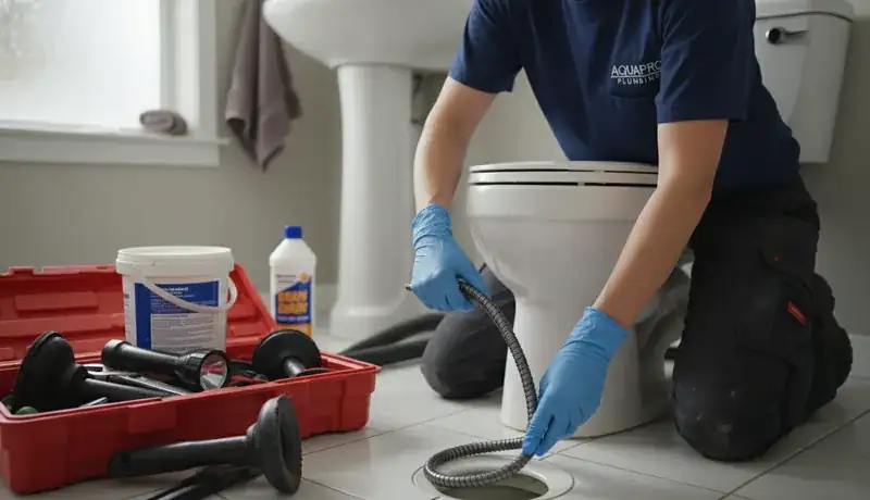 Expert Plumbing Pro - clogged-toilet-repair
